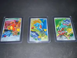 Pokemon TCG First Partner Illustration Collection Series 1 Kanto Starter Set - Image 1