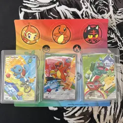 Pokemon TCG First Partner Illustration Collection Series 1 Kanto GEN 1 3x Cards - Image 1