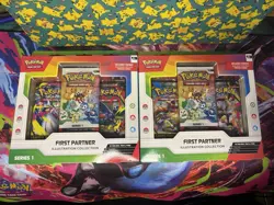 X2 Pokemon First Partner Illustration Collection Series 1 SEALED TCG English - Image 1