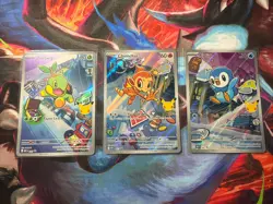 Pokemon 2026 First Partner Illustration Collection Series 1 Promos Set 40 41 42 - Image 1