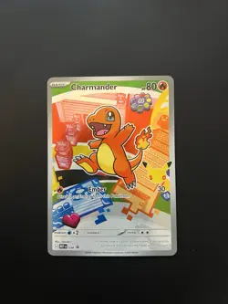Pokemon TCG First Partner Series 1 illustration Collection- Charmander MEP 038 - Image 1