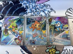Pokemon TCG - First Partner Illustration Collection Series 1 Gen 4 Starters - Image 1