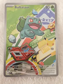 Pokemon TCG First Partner Illustration Collection Series 1 Kanto GEN 1 Starters - Image 3