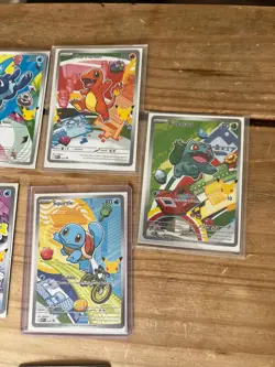 Pokemon Set of 9 First Partner Illustration Collection Series 1 30th Anniversary - Image 2