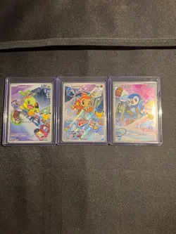 Pokemon TCG First Partner Illustration Collection Series 1 Gen 4 Sinnoh Starters - Image 1