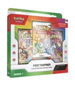 Pokemon TCG First Partner Illustration Collection - Series 1 - Lot of 5 Presale - Image 1