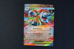 Mega Camerupt ex 022/132 Holo Shiny Pokemon TCG Card Mega Evolution NEAR MINT - Image 3