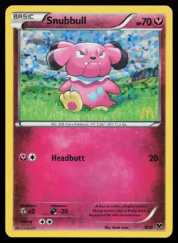 Snubbull 22/39 Common Kalos Starter Set Pokemon Card - Image 1