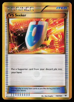 VS Seeker 110/108 Secret Rare XY - Roaring Skies Pokemon Card - Image 1