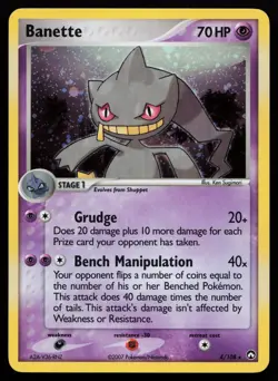 Banette 4/108 Holo Rare Power Keepers Pokemon Card - Image 1