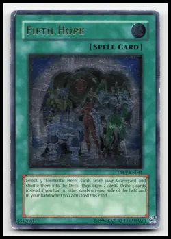 Fifth Hope (UTR) TAEV-EN045 Tactical Evolution Yugioh Card - Image 1