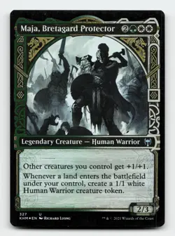 Maja, Bretagard Protector (Showcase) Foil Kaldheim Magic The Gathering Card - Image 1