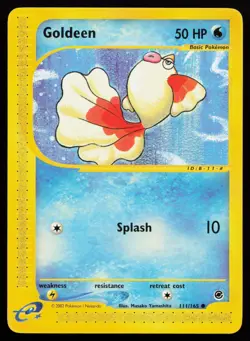 Goldeen 111/165 Common Expedition Pokemon Card - Image 1