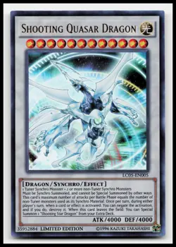 Shooting Quasar Dragon LC05-EN005 Legendary Collection 5D's Yugioh Card - Image 1