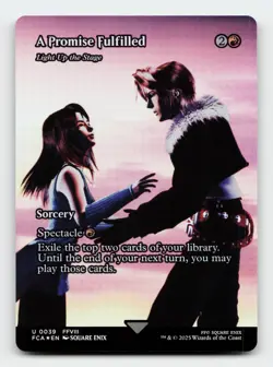 A Promise Fulfilled (Showcase) FOIL FINAL FANTASY Magic The Gathering Card - Image 1
