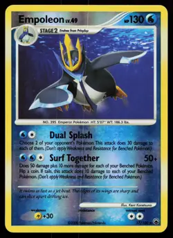 Empoleon 17/100 Rare Majestic Dawn Reverse Holo Pokemon Card - Image 1