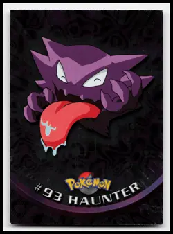 Haunter #93 Blue Logo Topps Holo Foil TV Animation Pokemon Card - Image 1