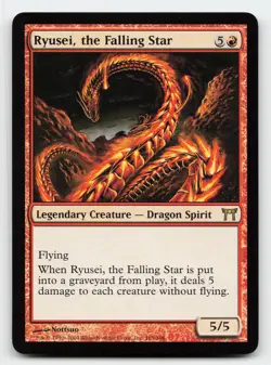 Ryusei, the Falling Star #185 Champions of Kamigawa Magic The Gathering Card - Image 1