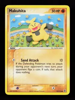 Makuhita 75/113 Non Holo Delta Species Pokemon Card - Image 1