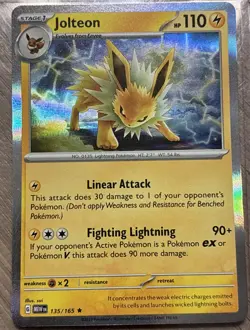 Pokemon TCG Jolteon 029/131 Prismatic Evolutions Holo Card - Image 1