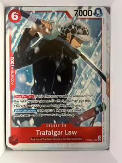 PRB02-002 Trafalgar Law - PRB02-002 English SR One Piece TCG Card Game - Image 1