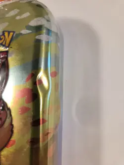 Pokemon Prismatic Evolutions Flareon TCG Mini Tin + Flareon Foil Card TIN DENTED - Image 3