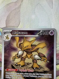Alakazam #9 Promo Mega Evolutions ETB Black Star Promo Pokemon TCG Card NM - Image 2