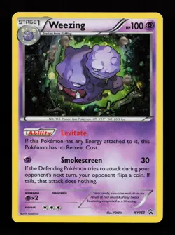 Weezing XY163 Promo XY Promos Pokemon Card - Image 1