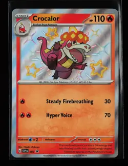 Crocalor 080 Holo SV: Scarlet & Violet Promo Pokemon Card - Image 1