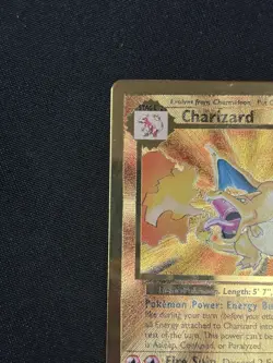 Charizard 4/102 Gold Metal Promo Celebrations UPC Pokemon Card - Image 2