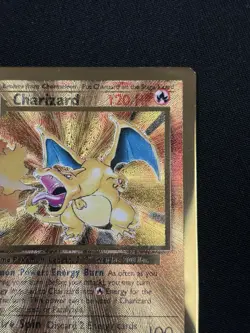 Charizard 4/102 Gold Metal Promo Celebrations UPC Pokemon Card - Image 5