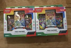 2x Pokemon TCG First Partner Illustration Collection Series 1. New Sealed - Image 1