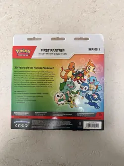 2x Pokemon TCG First Partner Illustration Collection Series 1. New Sealed - Image 3