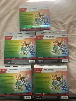 Pokemon TCG: First Partner Illustration Collection Series 1 New Sealed BUNDLE x5 - Image 2