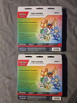2 x Pokemon TCG First Partner Illustration Collection Series 1 New Sealed - Image 2