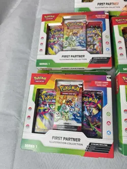 Pokemon TCG First Partner Illustration Collection Series 1 X5 New & Sealed - Image 2