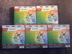 Pokemon TCG First Partner Illustration Collection Series 1 X5 New & Sealed - Image 2