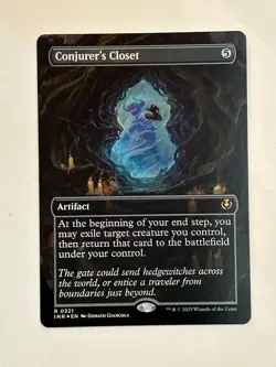 MTG Conjurer's Closet Borderless INR 321 Foil R Near Mint - Image 1