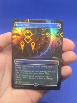 Magic The Gathering Double Masters 2022 2X2 Mana Vault 394 Borderless Foil NM - Image 2