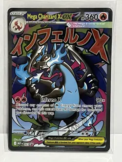 Mega Charizard X EX MEP 023 UPC Black Star Promo NM Pokemon Card Pokemon TCG - Image 1