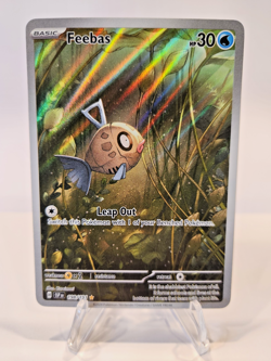 Feebas 198/191 Illustration Rare Pokemon TCG Surging Sparks - Image 1