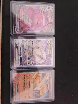 rare pokemon cards, Charizard ex, deoxys vstar and a Gengar vmax - Image 1