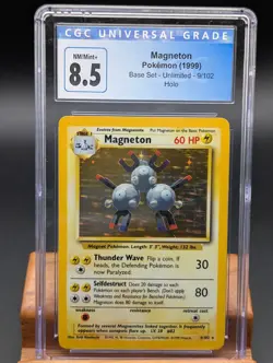 1999 Pokemon Base Set Magneton Holo #9 CGC NM/Mint+ 8.5 - Image 1