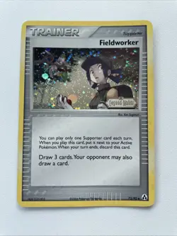 Pokemon TCG Fieldworker EX Legend Maker 73/92 Reverse Holo Stamped 2006 - Image 1