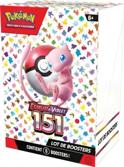 POKEMON BUNDLE EV 3.5 ECARLATE ET VIOLET 151 6 BOOSTERS EN FRANCAIS - Image 2