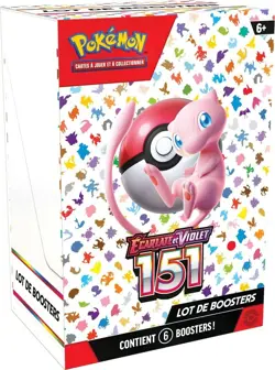 POKEMON BUNDLE EV 3.5 ECARLATE ET VIOLET 151 6 BOOSTERS EN FRANCAIS - Image 3