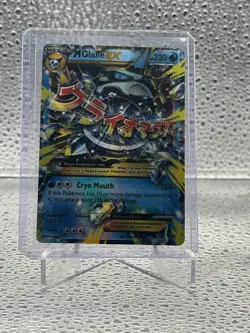 2015 Pokemon M Glalie EX 35/162 Breakthrough Ultra Rare Full Art Holo - Image 1