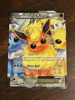 Flareon EX Full Art RC28/RC32 - Generations Radiant Collection - Pokemon TCG 201 - Image 1