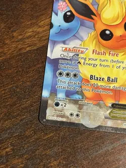 Flareon EX Full Art RC28/RC32 - Generations Radiant Collection - Pokemon TCG 201 - Image 5