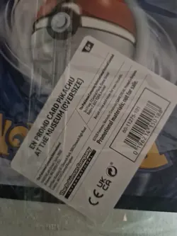 Pokemon TCG - Pikachu At The MUSEUM SEALED PROMO - JUMBO - Image 4